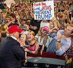 Donald Trump Holds Campaign Rally In Mobile, Alabama
